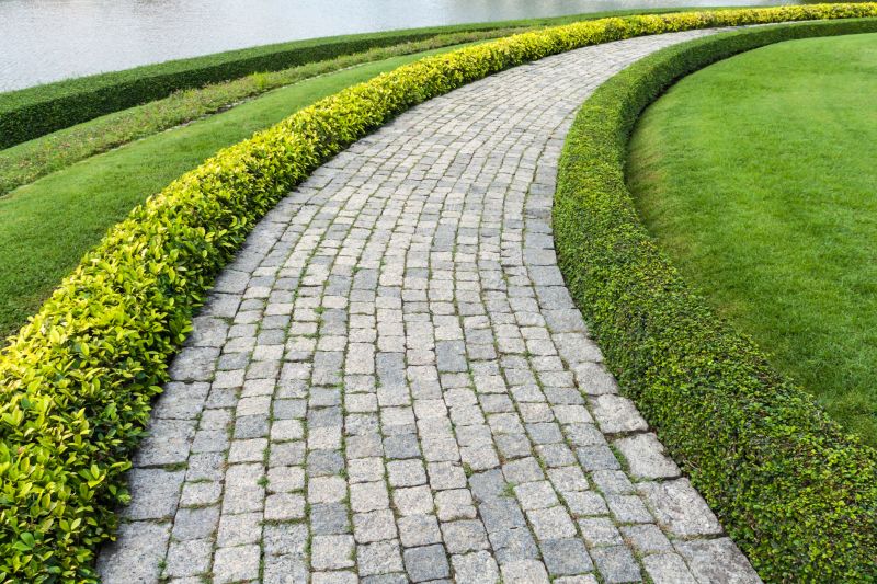 Elegant Cobblestone Path